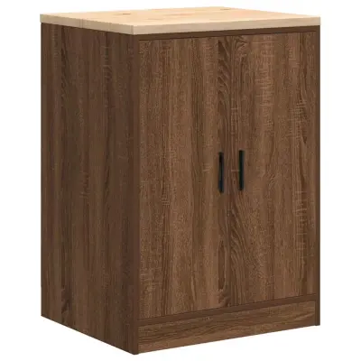 vidaXL Garažna omara za shranjevanje 60x51x85 cm trdna borovina