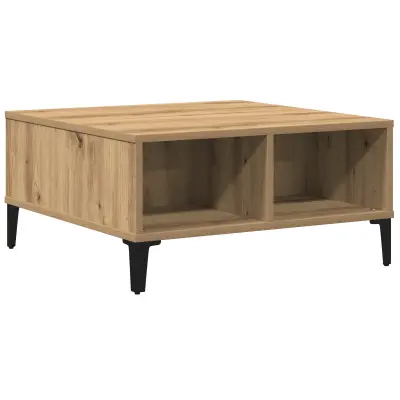 vidaXL Kavna miza Artisan Oreh 60x60x30 cm Inženirski les