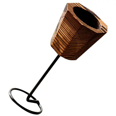 Vintage Namizni Poročni Dekor Iz Lesa In Železa