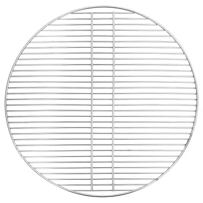 vidaXL Žar rešetka Srebrna Ø60 cm iz nerjavečega jekla
