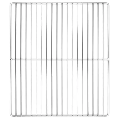 vidaXL Rešetka za žar pravokotna 40x35 cm iz nerjavečega jekla