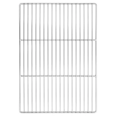 vidaXL Žar rešetka z ročaji pravokotna 50x35 cm 304 nerjaveče jeklo