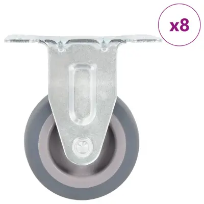 vidaXL Fiksna kolesa 8 kosov 50 mm