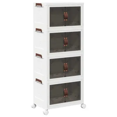 vidaXL Škatla za shranjevanje s kolesi 28 L 48x29,5x112,5 cm
