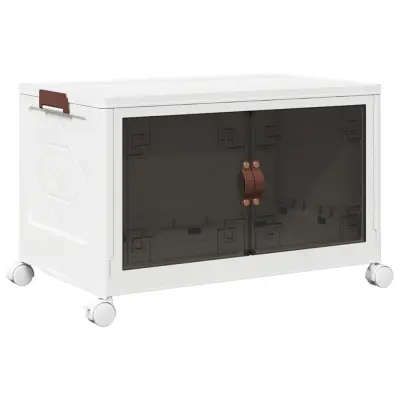vidaXL Škatla za shranjevanje s kolesi 75 L 64x40x41 cm