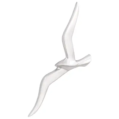 vidaXL stenske skulpture v obliki vetrnic 2 paketa Srebrna aluminij