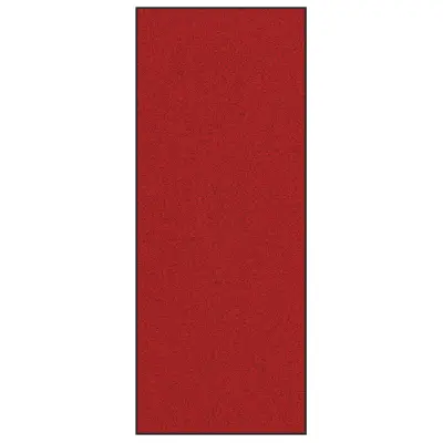 vidaXL Rdeč Pravokotnik Predpražnik 120x300 cm