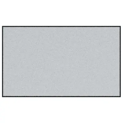 vidaXL Ravni preproga Siva 90x150 cm