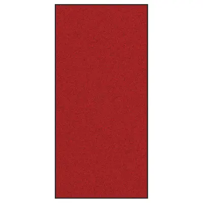 vidaXL Rdeč pravokoten predpražnik 120x250 cm