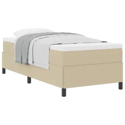 vidaXL Postelja Svetlo Zeleno Sivo 80x200 cm Žametna Tkanina