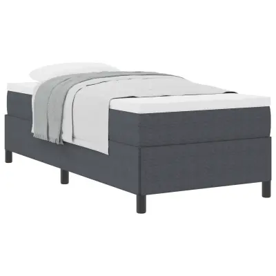 vidaXL Postelja Temno Siva 90x190 cm Kordura Tkanina