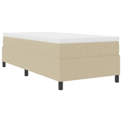vidaXL Postelja s poljem Svetlo Zeleno Sivo 100x200 cm Žameten