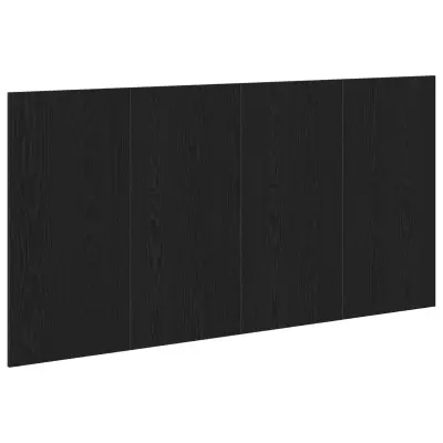 vidaXL Glava postelje Črna Oreh 160x1,5x80 cm Lesena