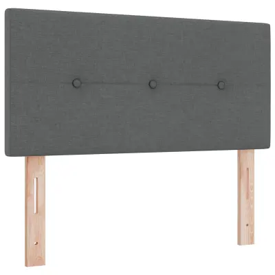 vidaXL Naslon za glavo Temno siva Les 90 cm Stilni dizajn