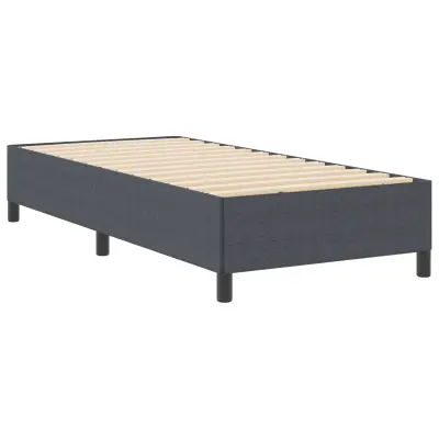 vidaXL Posteljni okvir Temno siva 80x200 cm Kordurojska tkanina
