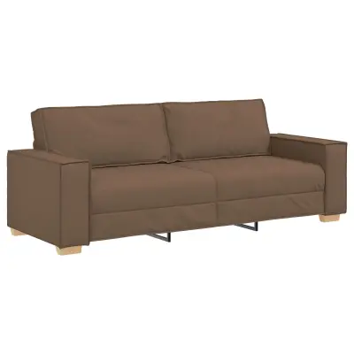 vidaXL 3-sedna zofe rjava 180 cm tkanina