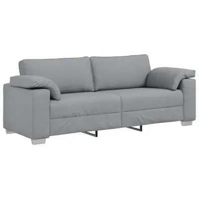 vidaXL 3-sedežna svetlo siva sofa 178 cm, tkanina