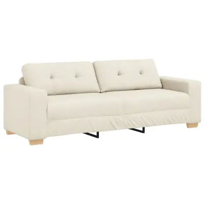 vidaXL 3-sedežni kavč iz platna, 180 cm