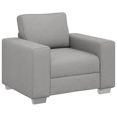 vidaXL Oblak Naslanjač Siva 59 cm Tkanina