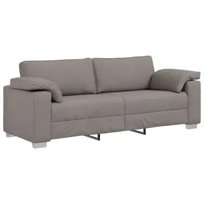 vidaXL 3-sedna sofa taupe 178 cm iz blaga