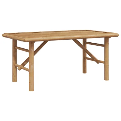 vidaXL Klubska miza 90x50x43 cm Bambus