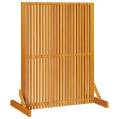 vidaXL Zaslon za zasebnost Notranji/Zunanji 110 cm Trdna Akacija