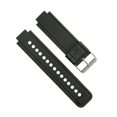 Silikonski pašček za uro Garmin Vivoactive Acetate - črn