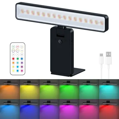 Pametna zatemnitvena polnilna LED magnetna stenska svetilka Black