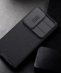Ohišje za telefon Samsung Galaxy S25 Ultra, ohišje za telefon Nillkin Camshield Pro - črna