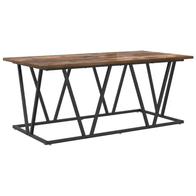 vidaXL Klub miza 100x50x40 cm, iz umetnega lesa in kovine