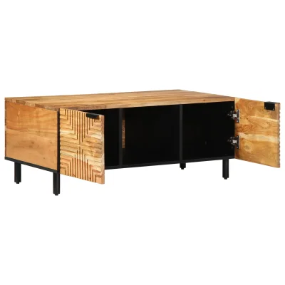 vidaXL Klubska miza 100x54x40 cm Trden akacijev les