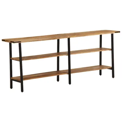 vidaXL konzolna miza 180x35x70 cm masivni les Mango