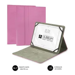 Funda tableta Subblim Clever Stand Tablet Case 10,1 ''Pink