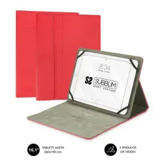 Funda tableta Subblim Clever Stand Tablet Case 10,1 ''Rdeča