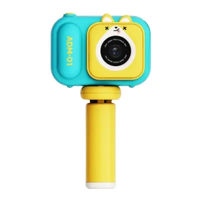 2,4-palčni zaslon IPS, 48 MP, dvojna leča, otroški digitalni fotoaparat, mini video kamera brez kartice TF Blue Fox