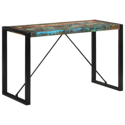 vidaXL Jedilna miza 120x55x76 cm trden predelan les