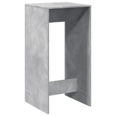 vidaXL Barska miza betonsko siva 51x50x103,5 cm inženirski les