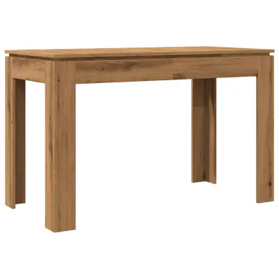vidaXL Jedilna miza artisian hrast 120x60x76 cm inženirski les