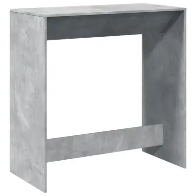 vidaXL Barska miza betonsko siva 102x50x103,5 cm inženirski les