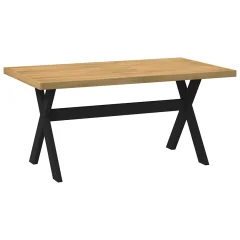 vidaXL Jedilna miza NOAIN 160x90x75 cm trdna borovina