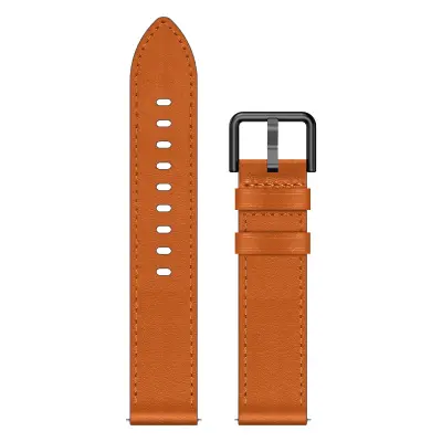 Premium Usnjen Pašček za Uro za Samsung Galaxy Watch Brown 20 mm