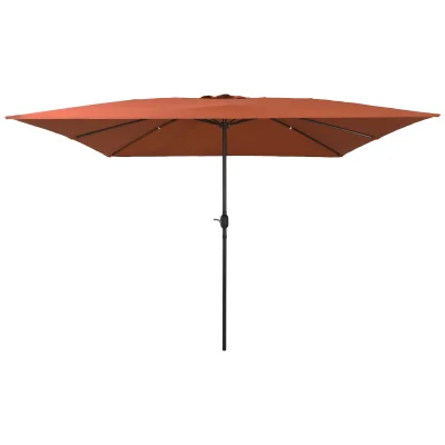 vidaXL Kvadratni vrtni senčnik 295x245 cm Terracotta