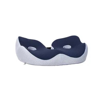 Ergonomska blazina za sedež iz spominske pene NavyBlue