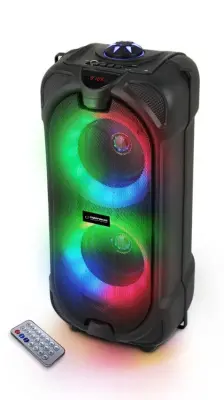 Zvočnik bluetooth ESPERANZA RYYTHM, 10W, FM, BT, MP3, RGB