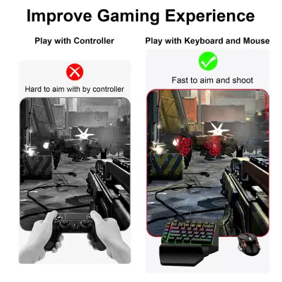 Adapter Za Tipkovnico In Miško Za Nintendo Switch, PS4, Xbox, Za FPS/TPS/RTS Igre