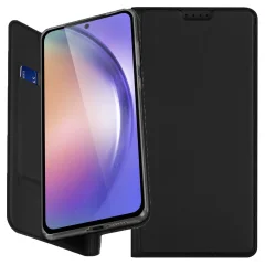OVITEK DUX DUCIS SKIN PRO S PREKLOPOM IN REŽO ZA KARTICE ZA SAMSUNG GALAXY A55 5G - ČRN