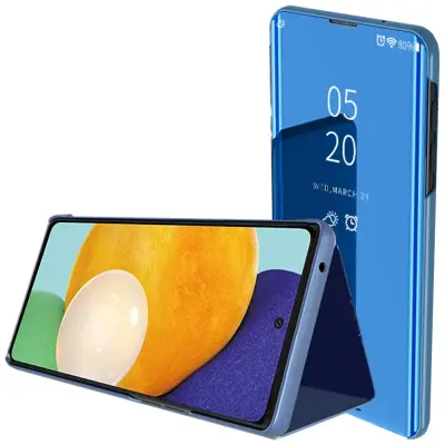 CLEAR VIEW CASE ETUI OBUDOWA PLECKI DO SAMSUNG GALAXY S24 ULTRA NIEBIESKIE