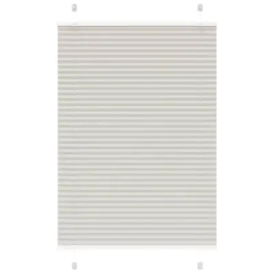 vidaXL Plisirana žaluzija svetlo siva 90x150 cm Širina tkanine 89,4 cm