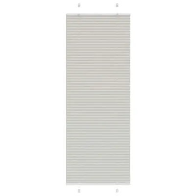 vidaXL Plisirana žaluzija svetlo siva 80x200 cm Širina tkanine 79,4 cm