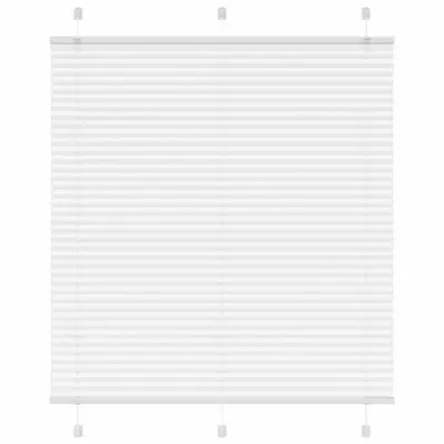 vidaXL Plisirana žaluzija Bela 120x150 cm Širina tkanine 119,4 cm